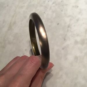 Alexis Bittar Warm Grey Lucite Bangle Cuff